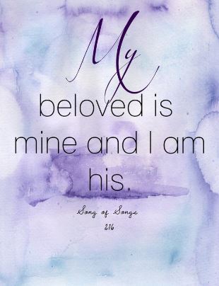 my beloved is mine